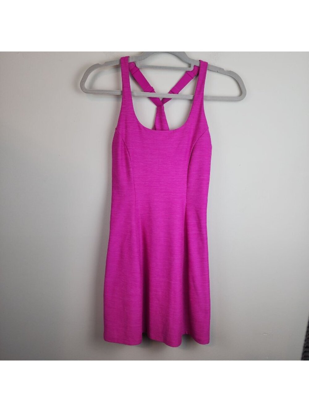 Victoria's Secret On Point Racerback Pink Mini Dress XS built in shorts